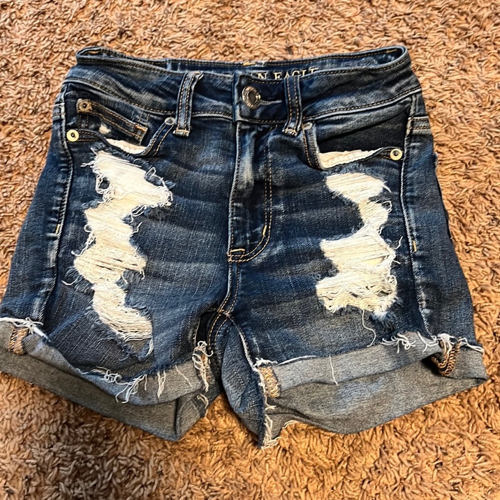 american eagle jean shorts